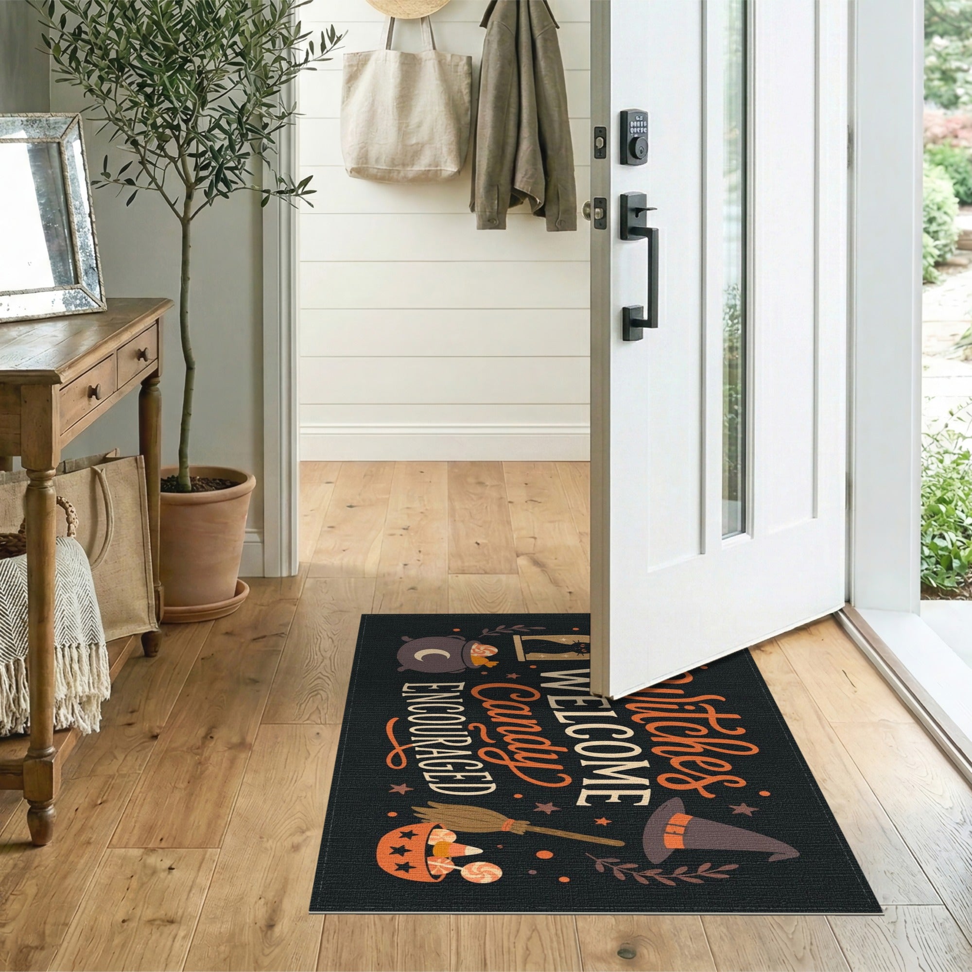 Witches Welcome Halloween Area Rug