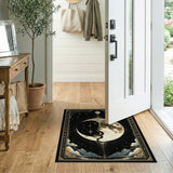 Mystic Serpent Moon Celestial Area Rug