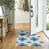 Teal Starburst Coastal Area Rug