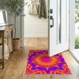 Vibrant Starburst Geometric Area Rug