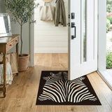 Zebra Hide Area Rug
