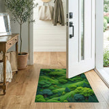 Lush Emerald Forest Hills Area Rug