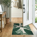 Lush Green Lush Green Palm Leaf Area Rug