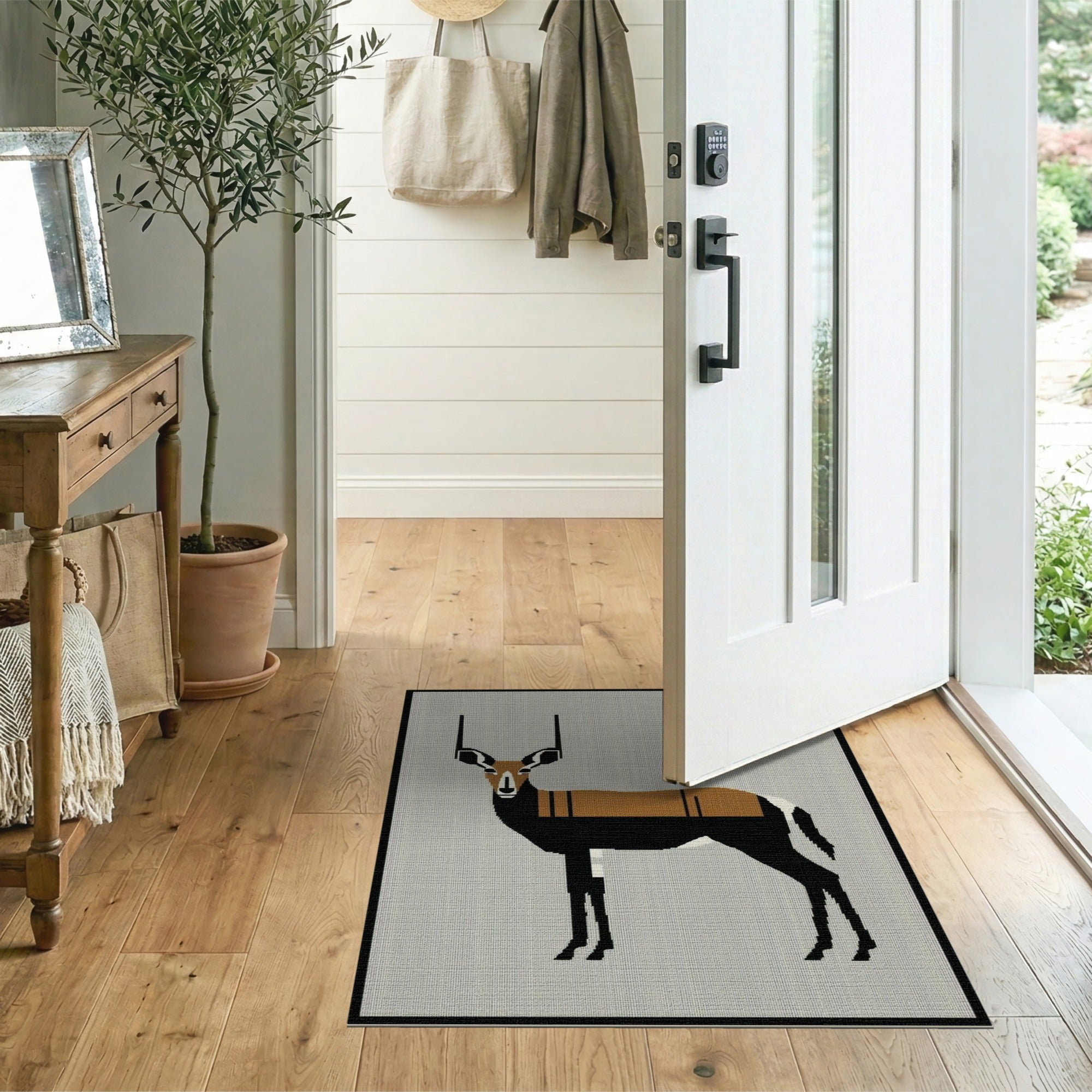 Geometric Oryx Area Rug