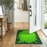 Whimsical Lush Green Forest Area Rug