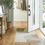 Organic Wave Beige Neutral Area Rug