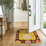 Adorable Yellow Bear Kids Area Rug