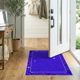 Purple Starry Purple Swirl Abstract Area Rug