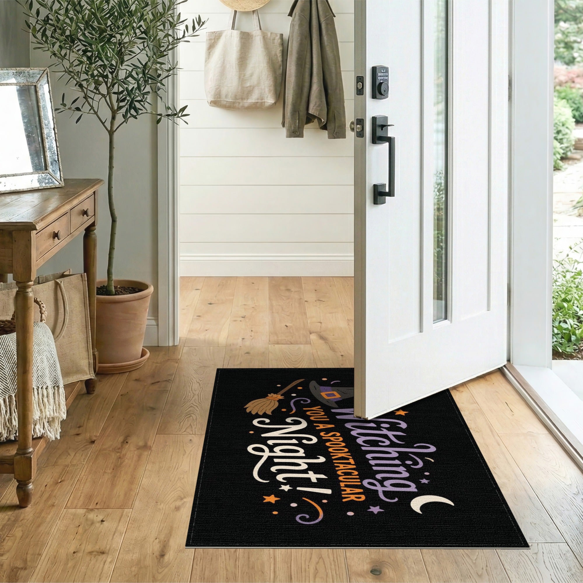 Witching You A Spooktacular Night Halloween Rug