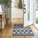 Multi-Color Geometric Diamond Southwestern Rug