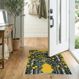 Sunny Lemon Arbor Trellis Rug