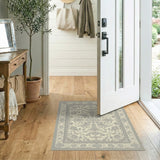 Ivory Grey Traditional Persian Area Rug