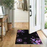 Pink Fish Mandala Boho Area Rug