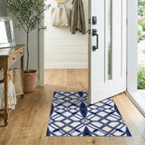 Kayak Lattice Rainbow Area Rug