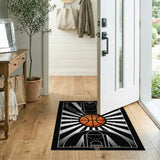 Dynamic Basketball Court Area Rug