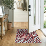 Candy Cane Swirl Area Rug
