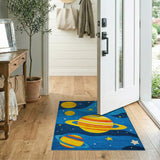 Kids Outer Space Planets Area Rug