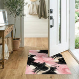 Pink Swirl Abstract No. 4 Area Rug
