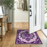 Purple Mandala Persian Traditional Persian Area Rug
