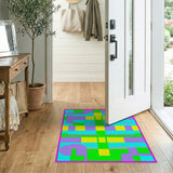 Vibrant Multi-Color Geometric No. 2 Area Rug