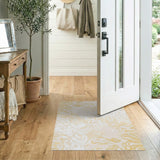Abstract Area Golden Swirl Abstract Area Rug