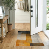 Multi-Color Geometric Polka Dot Block Area Rug