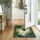 Emerald Palm Grove Area Rug