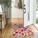 Radiant Petal Burst Area Rug