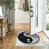 Yin-Yang Harmony Circular Area Rug