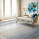 Grey Abstract Horizon Area Rug