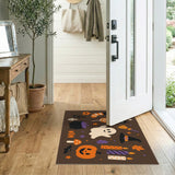 Halloween Ghost Pumpkin Kids Cartoon Area Rug