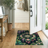 Botanical Compass Floral Area Rug