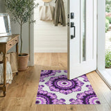 Mandala Purple Mandala Floral Area Rug