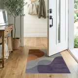 Organic Wave Abstract Area Rug