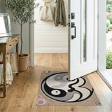 Yin-Yang Cosmic Multi-Color Tufted Area Rug