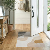 Organic Neutral Abstract Area Rug