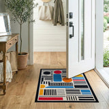 Vibrant Geometric Multi-Color No. 6 Area Rug