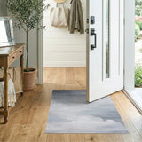Serene Grey Ombre Cloud Area Rug