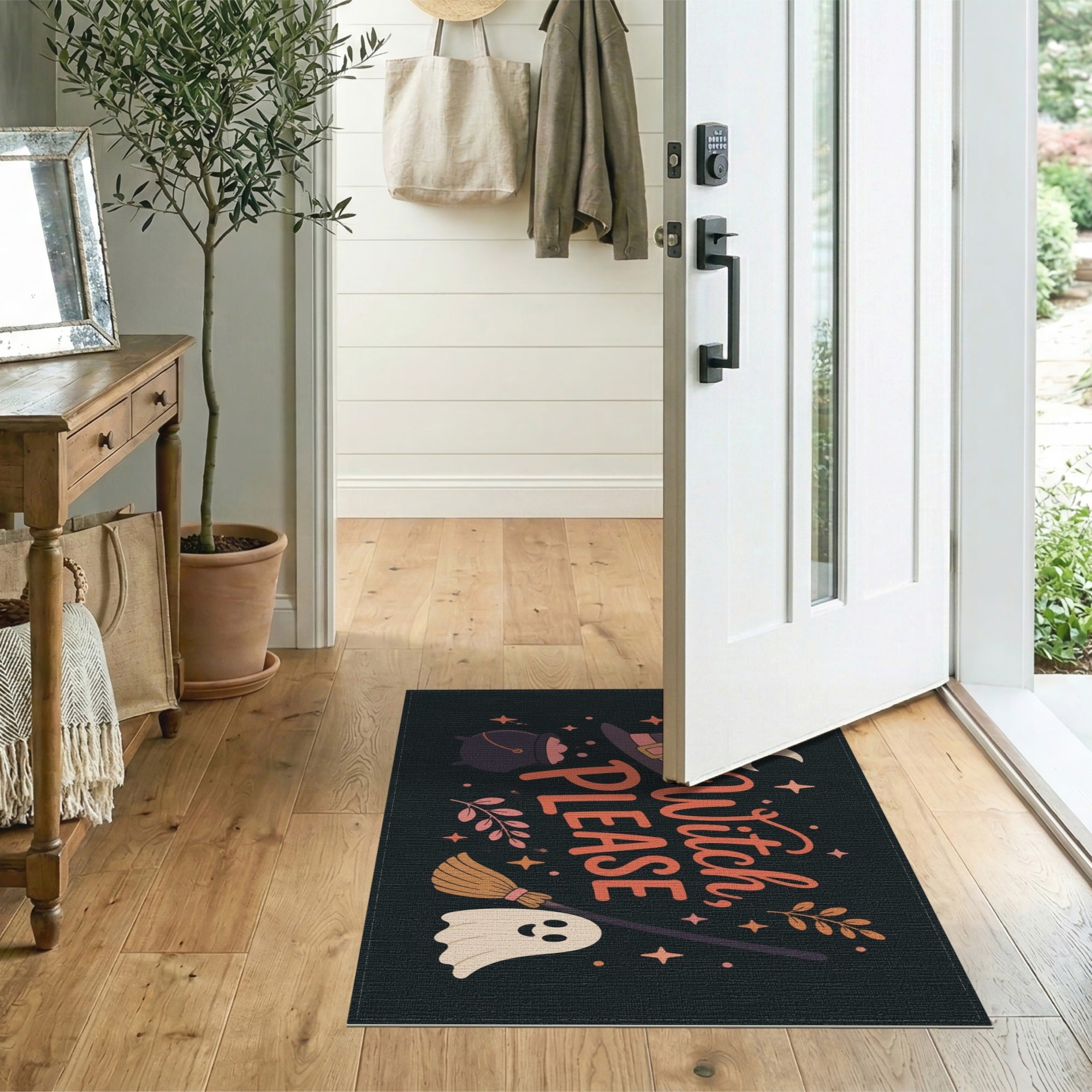 Witch Please Halloween Area Rug