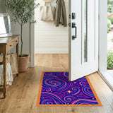 Galactic Swirl Multi-Color Area Rug