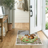Charming Squirrel Meadow Area Rug