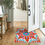 Vibrant Persian Medallion Multi-Color Area Rug