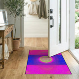 Vibrant Pixelated Geometric Multi-Color Area Rug