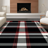 Chic Rustic Plaid Arrangement(Black)