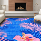 Elegant Coastal Bloom Artwork(Blue)