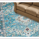 Blue Floral Tapestry(Blue)