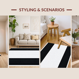 Contemporary Monochrome Layered Design(Black)