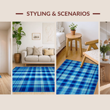 Trendy Tartan Inspired Decor(Blue)