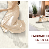 Geometric Cream Wavy Aesthetic(Beige)