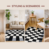 Elegant Textured Lattice Arrangement(Black)